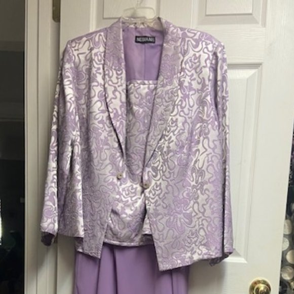 Lovely Lavendar formal dress with jacket - Picture 3 of 7